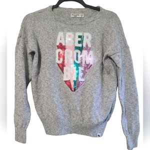 Abercrombie kids gray sweater